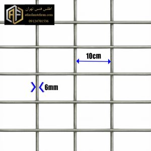 توری جوشی ساده 6 چشمه 10*10